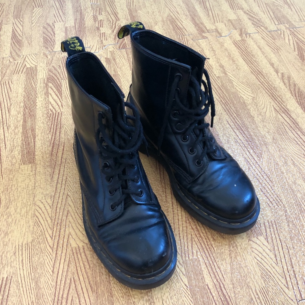 Black Doc Martens, size 8